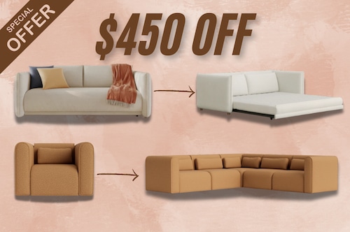Save up to $450 on select sofas from Koala during its extended Memorial Day Sale