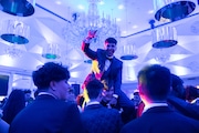 Students from Bridgewater-Raritan Regional High School celebrate their prom at Westmount Country Club in Woodland Park on Friday, May 16, 2025.