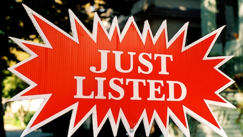 Real estate, home sales sign for NJ.com from Canva