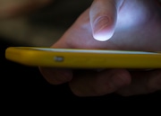 A person using smartphone. (AP Photo/Jenny Kane, File)